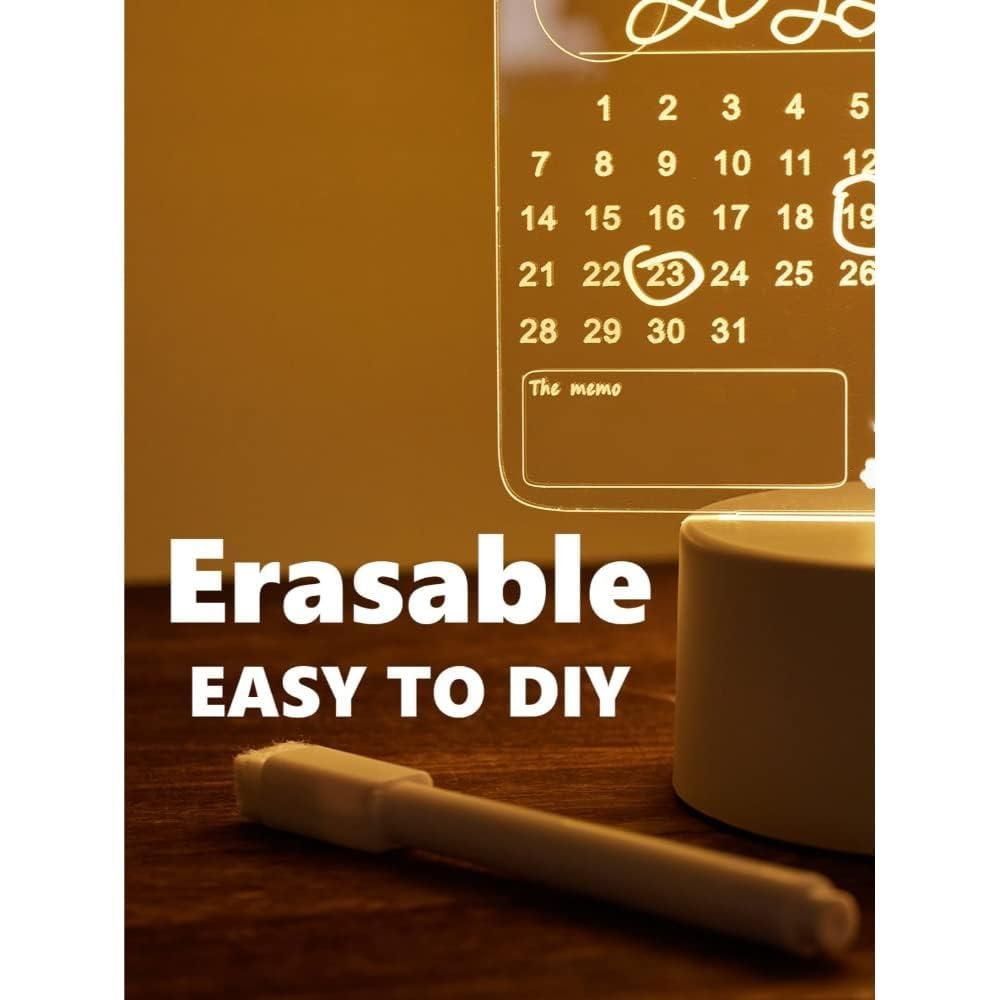 3D Acrylic LED Writing Board with Pen