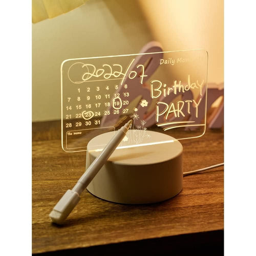 3D Acrylic LED Writing Board with Pen