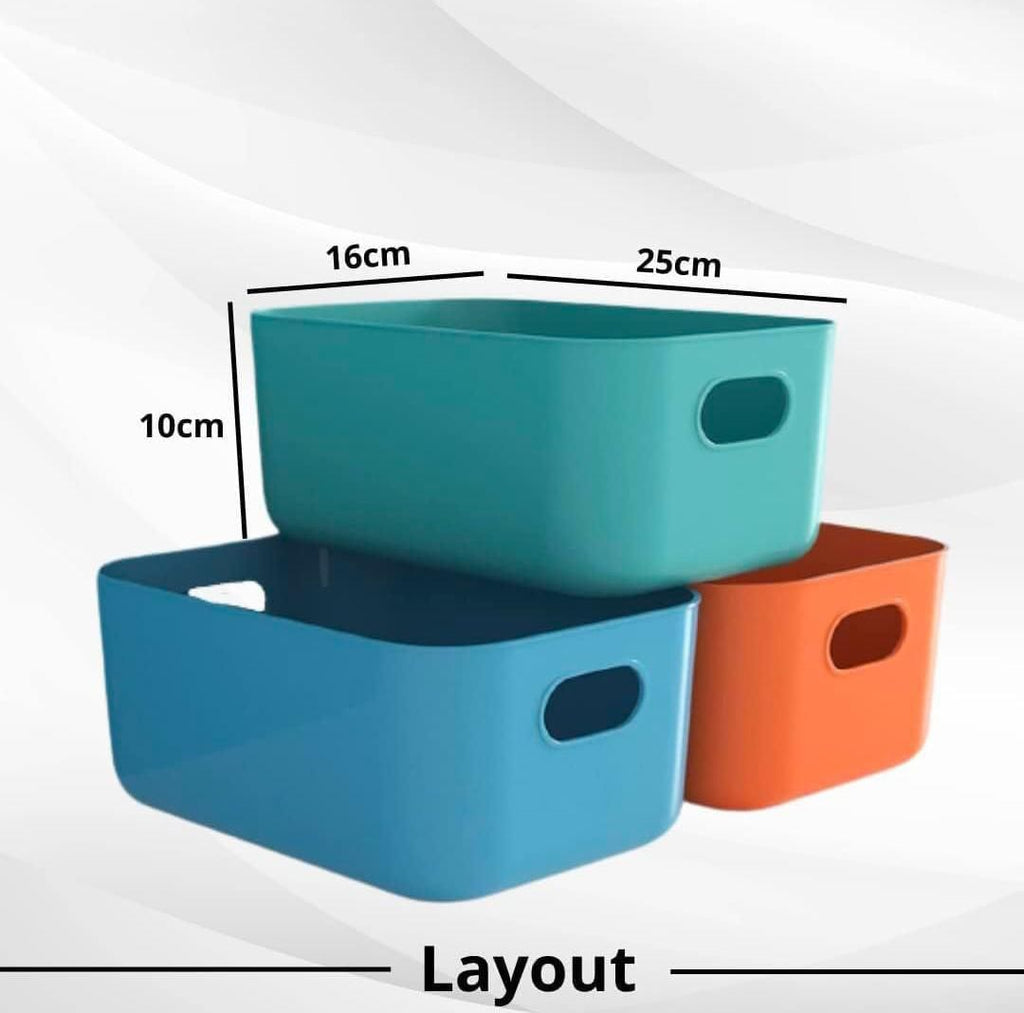 Multi-Use Plastic Storage Set (3 pcs)